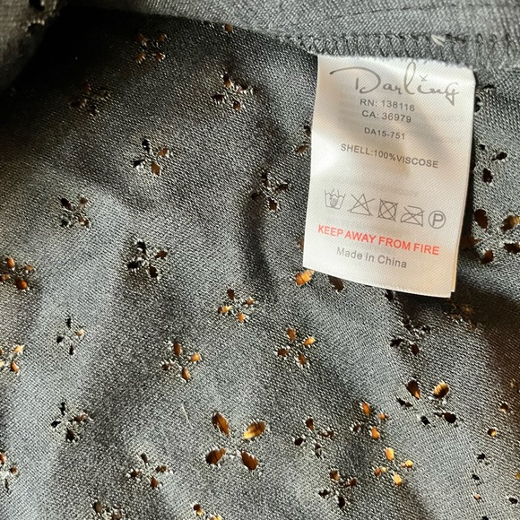 Darling London Georgia Fake Leather Skirt - Picture 7 of 7